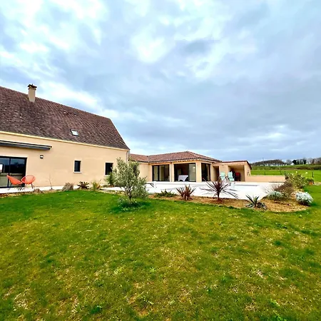 Villa Poujol En Dordogne, Piscine Chauffee *