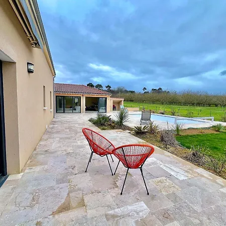 Villa Poujol En Dordogne, Piscine Chauffee Saint-Crepin-et-Carlucet